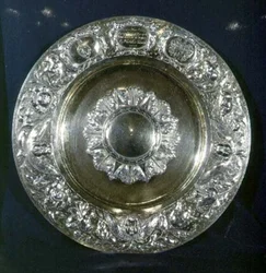 De Caroline Alms Schotel, gemaakt in Londen, 1665-1666